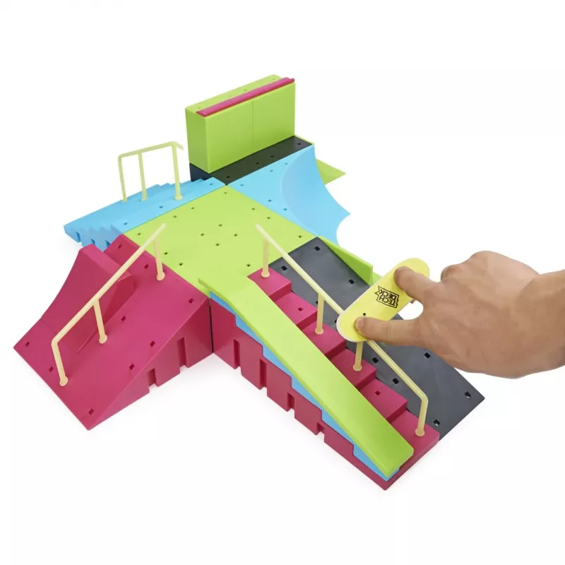 SPINMASTER Tech Deck Ramp X-Connect Neon Mega Park koos sõrmelaud
