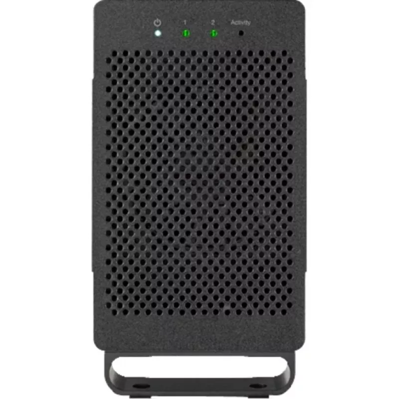 OWC Mercury Elite Pro Dual - Väline RAID-korpus - 2-kohaline - 2.5/3.5 tolli - SATA I/II/III - USB 3.1 Gen 1 & eSATA - Alumiinium - Must