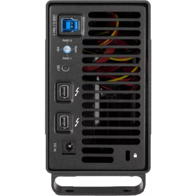 OWC Mercury Elite Pro Dual - Väline RAID-korpus - 2-kohaline - 2.5/3.5 tolli - SATA I/II/III - USB 3.1 Gen 1 & eSATA - Alumiinium - Must