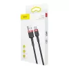 Baseus Cafule USB-A to USB-C kaabel 0.5m 3A Punane/Must
