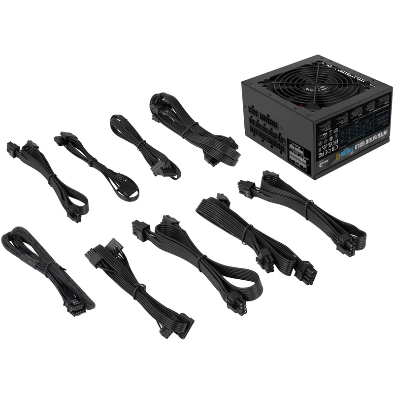 Aerocool Integrator Gold 1000W Power Supply Unit ATX Black