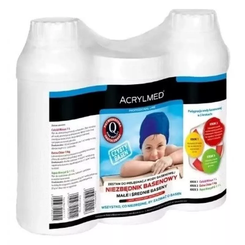 Acrylmed Water Care Kit - 3 x 250 ml Aquarium Water Treatment Set