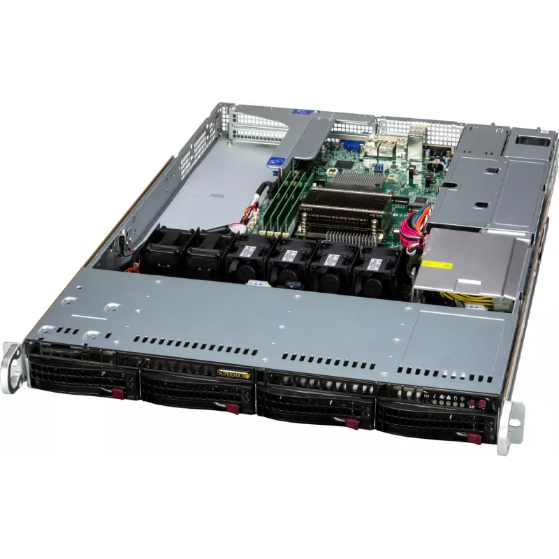 Supermicro SYS-511R-W Barebone SuperServer 1U Single Socket LGA-1700 Xeon E-2400