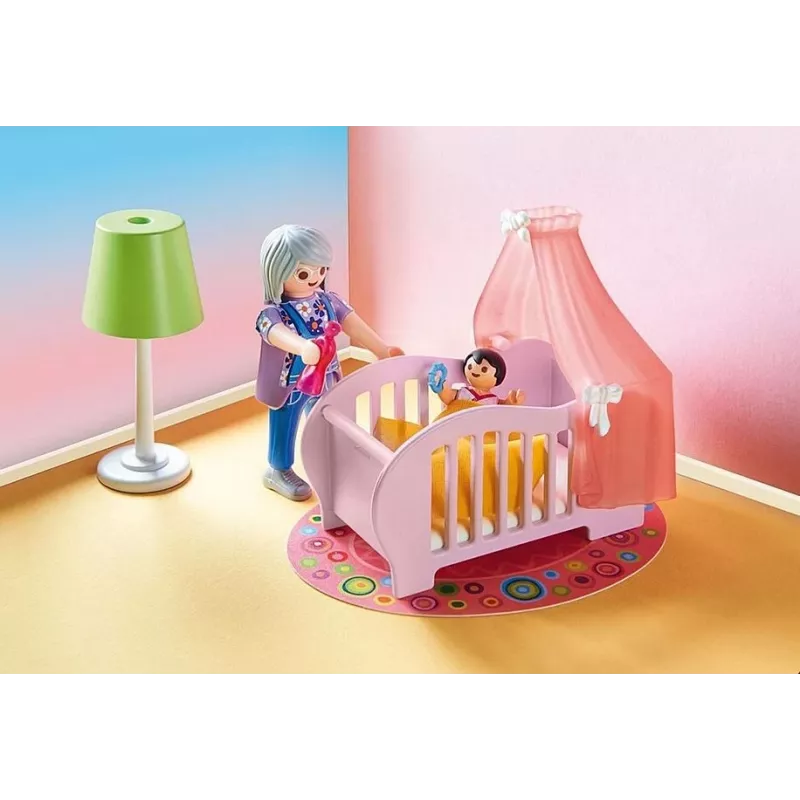 Playmobil Nukumaja 70210 Beebituba Komplekt, 27 tükki, 2 figuuri, vanusele 4+