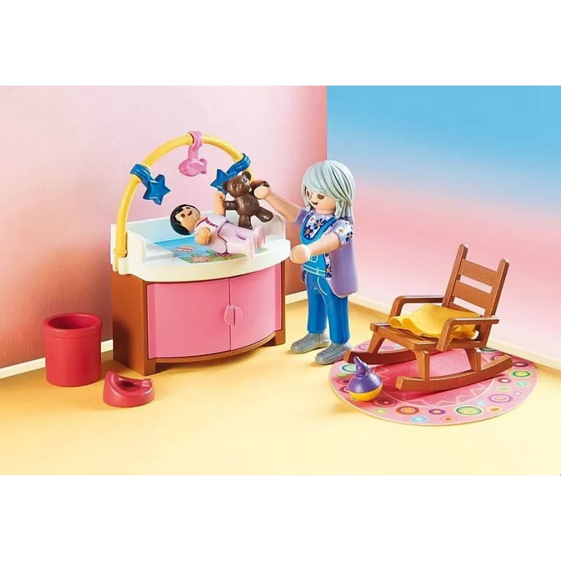 Playmobil Nukumaja 70210 Beebituba Komplekt, 27 tükki, 2 figuuri, vanusele 4+