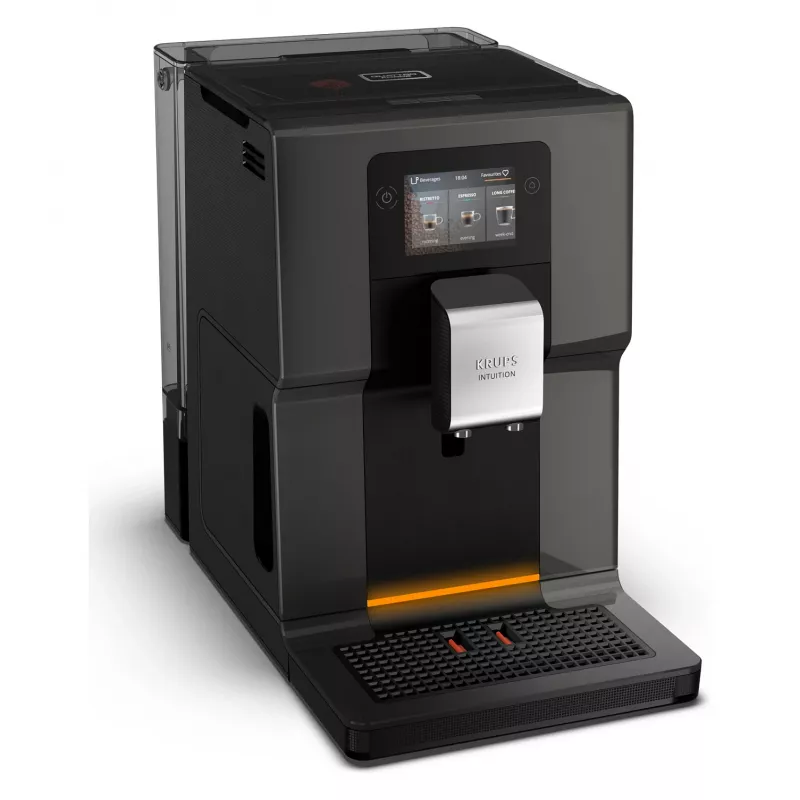 KRUPS Intuition Preference EA872B10 Täisautomaatne kohvimasin cappuccino valmistajaga, 15 bar, must