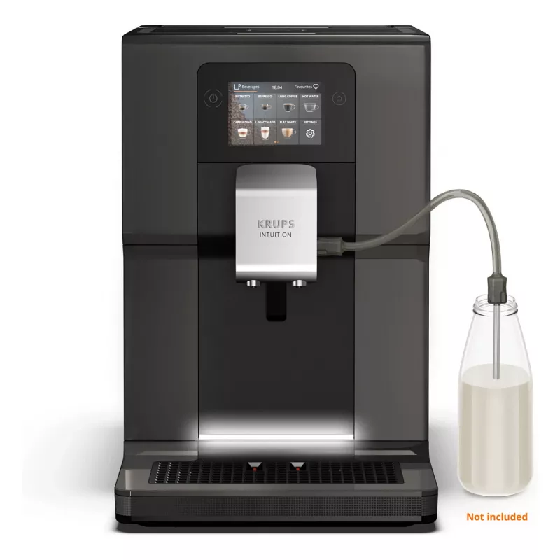 KRUPS Intuition Preference EA872B10 Täisautomaatne kohvimasin cappuccino valmistajaga, 15 bar, must