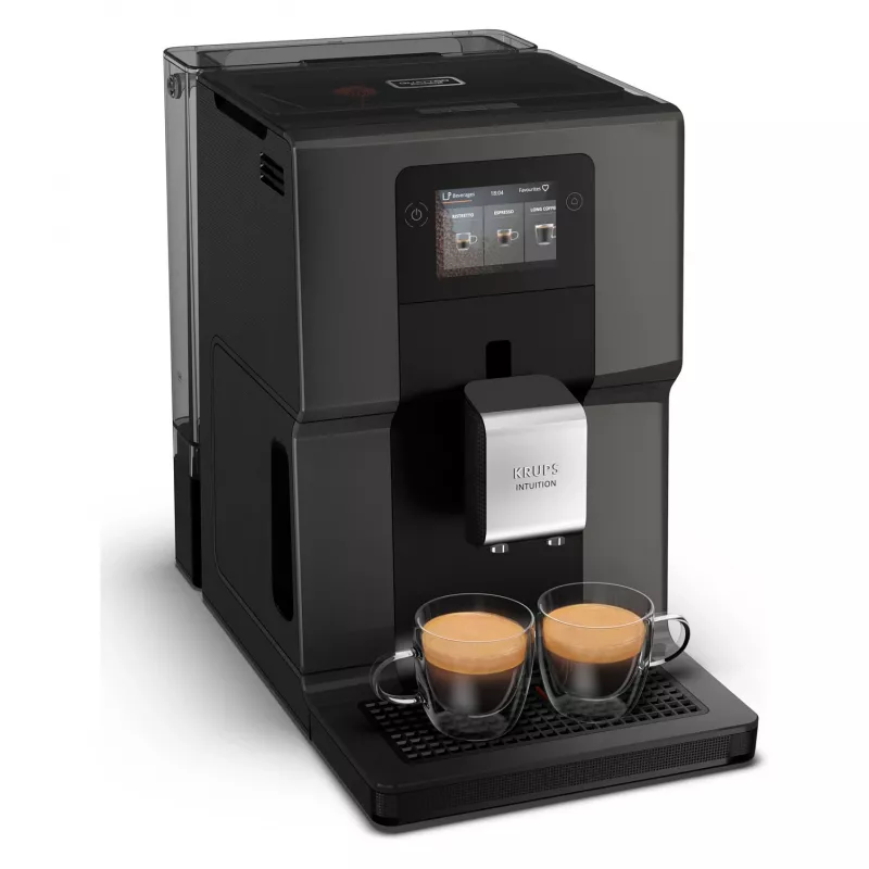 KRUPS Intuition Preference EA872B10 Täisautomaatne kohvimasin cappuccino valmistajaga, 15 bar, must