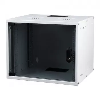 EFB Elektronik BASIC 19-tolline seinakapp võrguseadmetele 6U, sügavus 450 mm, ise kokkupandav, valge (RAL 9010)