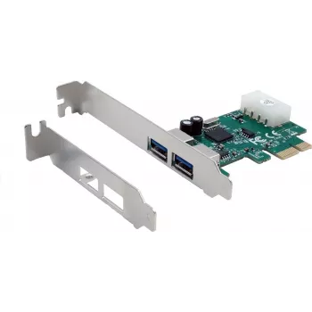 EXSYS EX-11042 PCIe USB 3.2 Gen 1 kaart 2 pordiga NEC kiibistikuga
