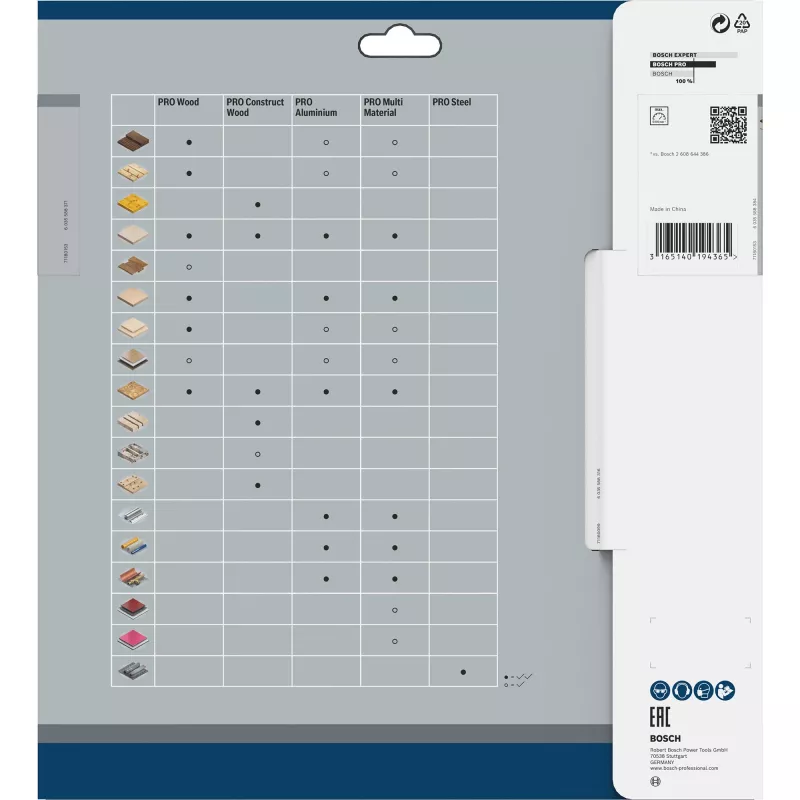 BOSCH PRO Puidust Ketassaeleht, Ø 250 mm, 80 hammast (30 mm ava, kald- ja kombineeritud kaldsaagidele)