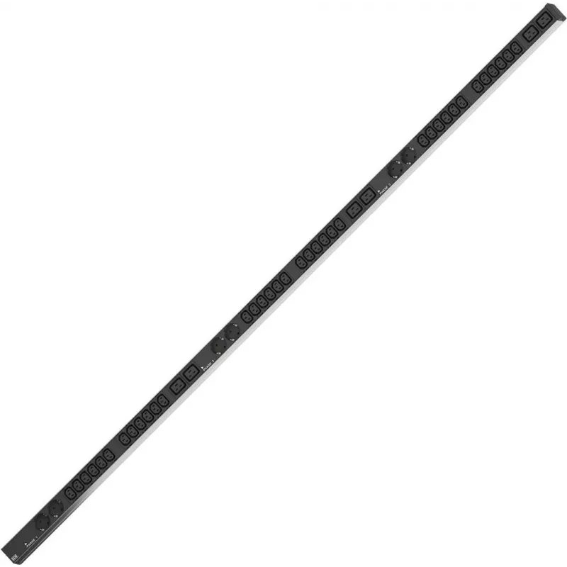 Bachmann IT PDU Basic 1U Rackmount PDU - 8x C13 Outlets, 16A, 230V, 1.8m Cable, Black