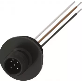 Siemens 3SY3128 Seadmeühendus lülititele, 5-pooluseline, kruviühendusega, IP65, must/hall