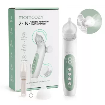 Momcozy BN007 BreezyClear 2-in-1 Soolalahuse Pihusti ja Imemisega Elektriline Ninaaspiraator