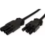 BACHMANN Spiraaltoitekaabel H05VV-F 3G1.5mm² Must 4.0m ISV-lukustusmehhanismiga (BM0010696)