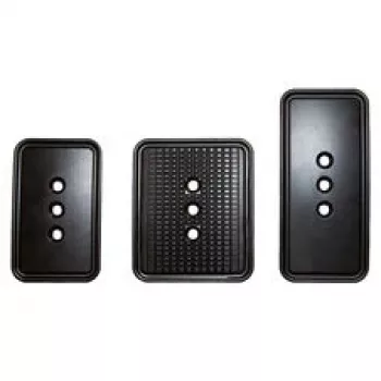 Asetek SimSports Forte Pedaali esiplaadid, alumiinium, 3-osaline komplekt