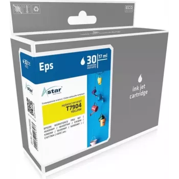 ASTAR Ühilduv Kollane Prindikassett 17ml 2000 Lehte Epson WorkForce Pro WF-5110 WF-5190 WF-5620 WF-5690