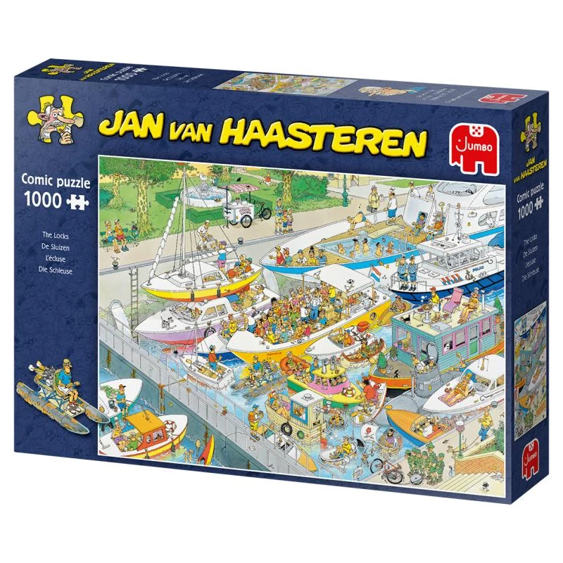 JUMBO SPIELE Jan van Haasteren The Locks 1000 Piece Jigsaw Puzzle