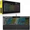 Corsair K100 RGB Gaming Keyboard, CORSAIR OPX Optical-Mechanical Switches, RGB LED, Black
