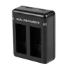 PULUZ PU919B Kahe pesaga akulaadija GoPro Hero 9/10/11/12 jaoks