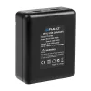 PULUZ PU919B Kahe pesaga akulaadija GoPro Hero 9/10/11/12 jaoks