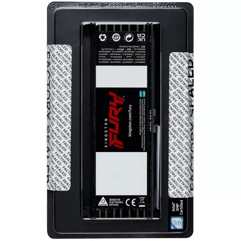 Kingston FURY Renegade Pro 256 GB (8x 32 GB) DDR5-5600 MHz CL28 RDIMM ECC Registered Memory Kit Black