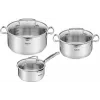 Tefal Duetto+ G719S674 6-osaline roostevabast terasest pottide ja pannide komplekt