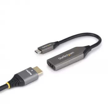 StarTech.com USB-C to HDMI adapterkaabel - 24-pin USB-C isane HDMI isane - 2 m (6.5 jalga) - 4K 60Hz - Must