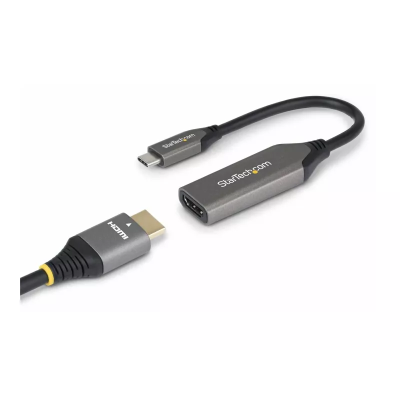 StarTech.com USB-C to HDMI adapterkaabel - 24-pin USB-C isane HDMI isane - 2 m (6.5 jalga) - 4K 60Hz - Must