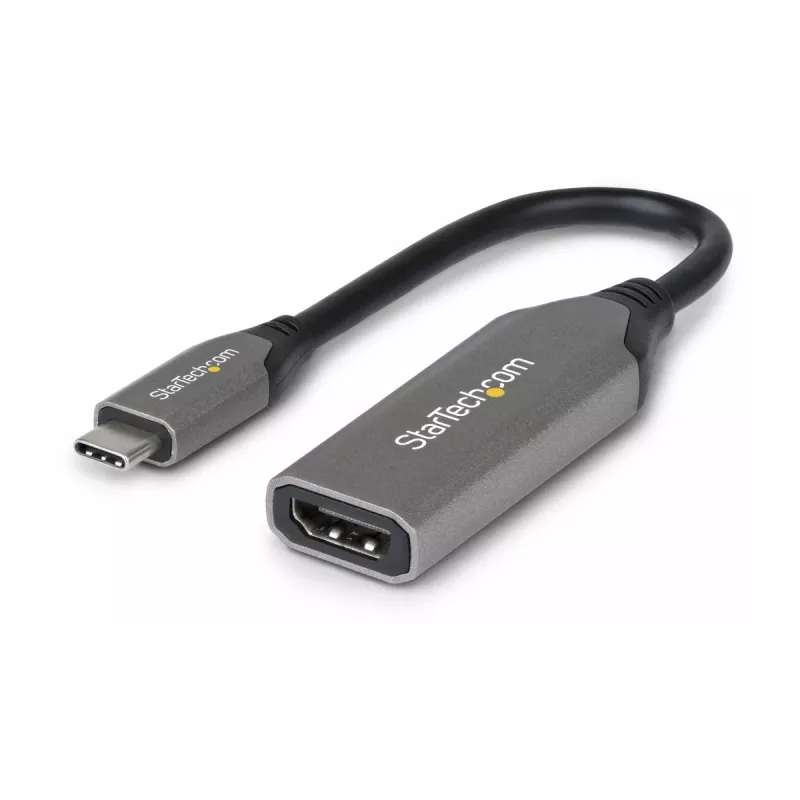 StarTech.com USB-C to HDMI adapterkaabel - 24-pin USB-C isane HDMI isane - 2 m (6.5 jalga) - 4K 60Hz - Must