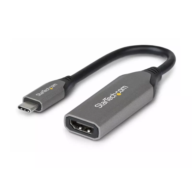 StarTech.com USB-C to HDMI adapterkaabel - 24-pin USB-C isane HDMI isane - 2 m (6.5 jalga) - 4K 60Hz - Must