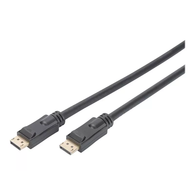 DIGITUS DisplayPort-kaabel võimendiga 4K 60Hz UHD DP/DP M/M Must 20m