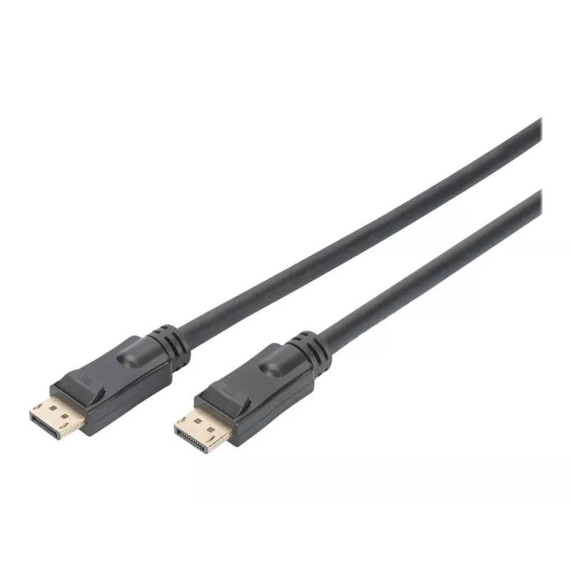 DIGITUS DisplayPort-kaabel võimendiga 4K 60Hz UHD DP/DP M/M Must 20m