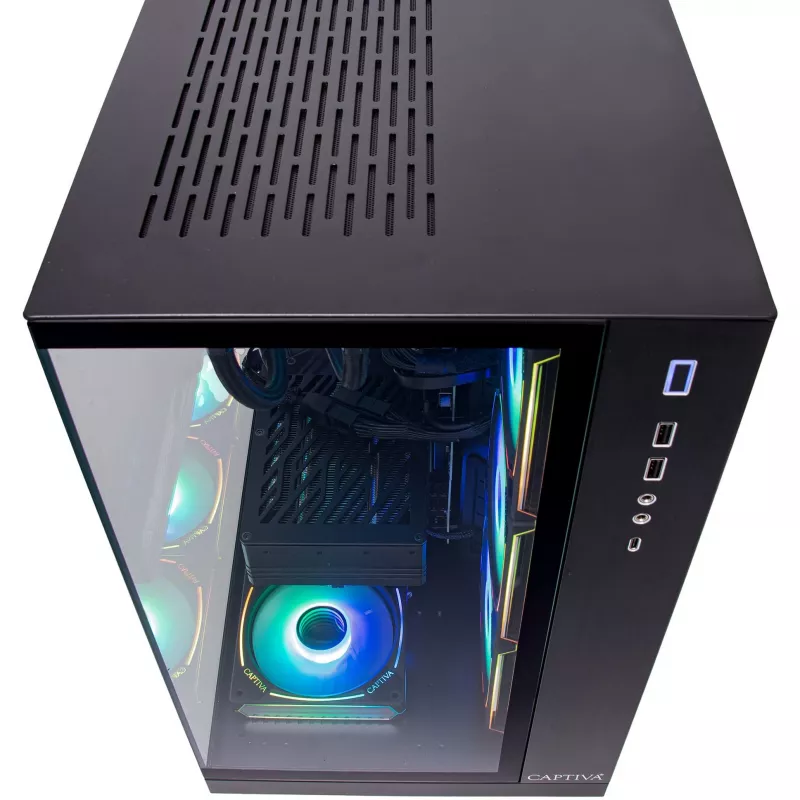 CAPTIVA Highend Gaming I89-020 Lauaarvuti (Intel Core i9-14900KF, 64GB DDR5 RAM, 2TB NVMe SSD, NVIDIA GeForce RTX 5080 16GB GDDR7, Windows 11 Home)