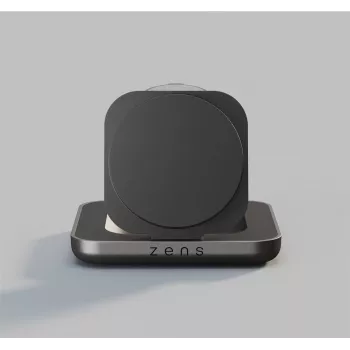 ZENS Nightstand Charger Pro 2 2-in-1 Magnetic Wireless Charger Qi2 15W USB-C for iPhone and Apple Watch
