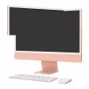 Apple iMac 24-tolline 4.5K Retina ekraan M4 kiip 8-tuumaline CPU 8-tuumaline GPU 16-tuumaline Neural Engine 16GB RAM 256GB SSD Standard Glass Magic Keyboard Saksa QWERTZ Magic Mouse Oranž