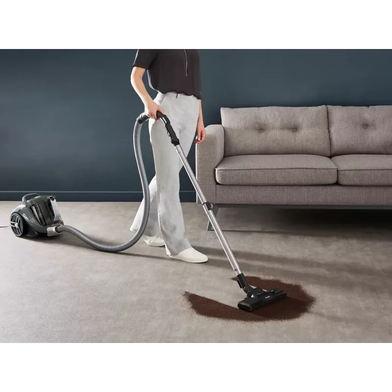 Tefal Compact Power XXL TW4B36 Bagless Cylinder Vacuum Cleaner 900W 2.5L 75dB Black/Blue