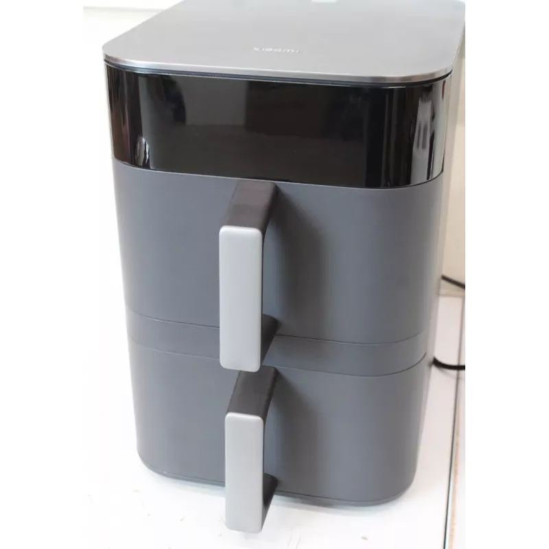 Xiaomi Dual Zone Air Fryer 12L EU - Smart Double Stack Air Fryer 12L, 2800 W, Must (Lahtipakitud, Kriimustatud ese)