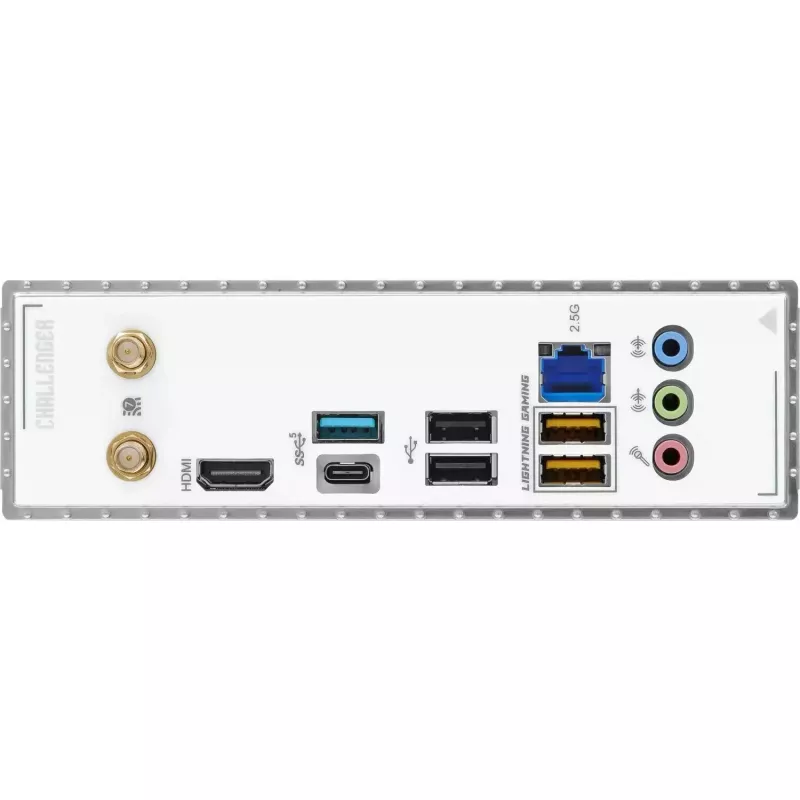 ASRock B860M Challenger WiFi White LGA1851 Micro-ATX DDR5 emaplaat