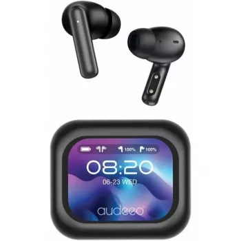 Audeeo Prism TWS-kõrvaklapid aktiivse mürasummutusega, Bluetooth 5.3, IPX4, must