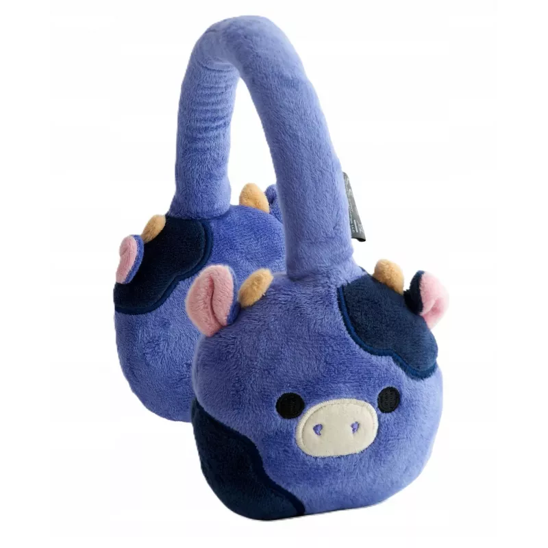 LAZERBUILT Squishmallows Bluetooth Peakarvaklappid lastele, üle kõrva, Ingred the Cow, HMSQM-BT-INGRED