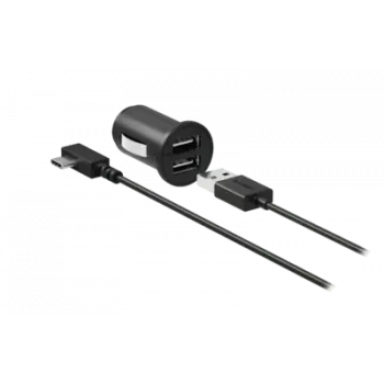 Garmin Autoühenduskaabel sigaretisüütajast 2x USB-A+C 4 m
