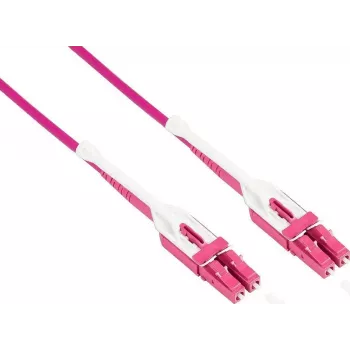 GoodConnections LW-U815LC4 Fiiberoptiline paigalduskaabel, OM4 Dupleks LC/LC Uniboot, LSZH, 15m, Aqua