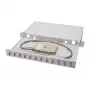 EFB Elektronik Splice Box LC OS2 9/125µm Extendable 24 Pigtails 12 Couplings 1U