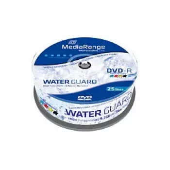 MEDIARANGE 25 x DVD-R - 4,7 GB 16x - Valge - tindiprinditav pind