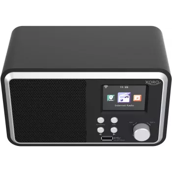 XORO DAB 300 Internet Radio DAB+ FM Bluetooth USB Värvilise Ekraaniga Must