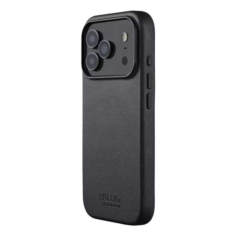 Mujjo Leather Case for iPhone 17 Pro with MagSafe (Black)