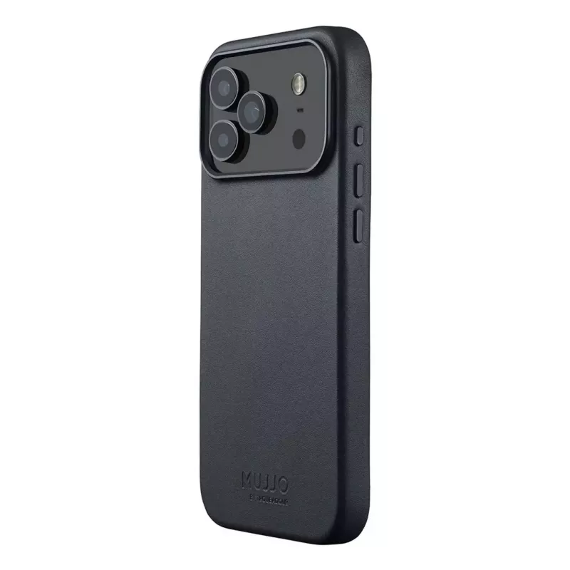 Mujjo Leather Case for iPhone 17 Pro Max with MagSafe (Basalt)