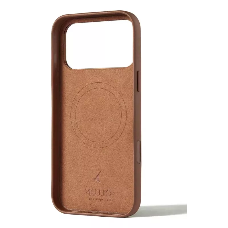 Mujjo Leather Case for iPhone 17 Pro Max with MagSafe (Tan)