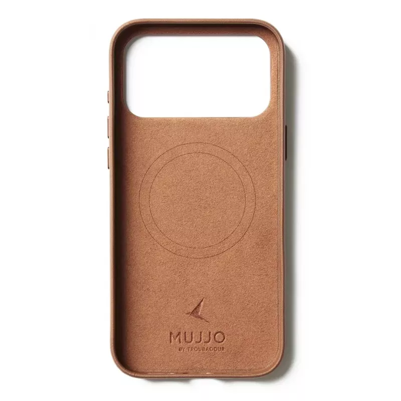 Mujjo Leather Case for iPhone 17 Pro Max with MagSafe (Tan)